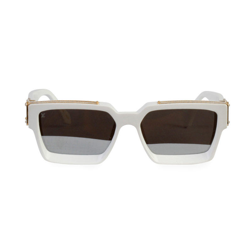 Louis Vuitton Millionaire Sunglasses White/Gold Z1166E 9F1 58 17