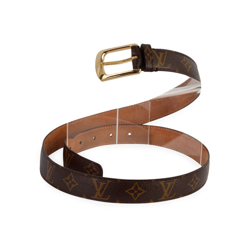 LOUIS VUITTON Monogram Ellipse Belt 100 40 770424