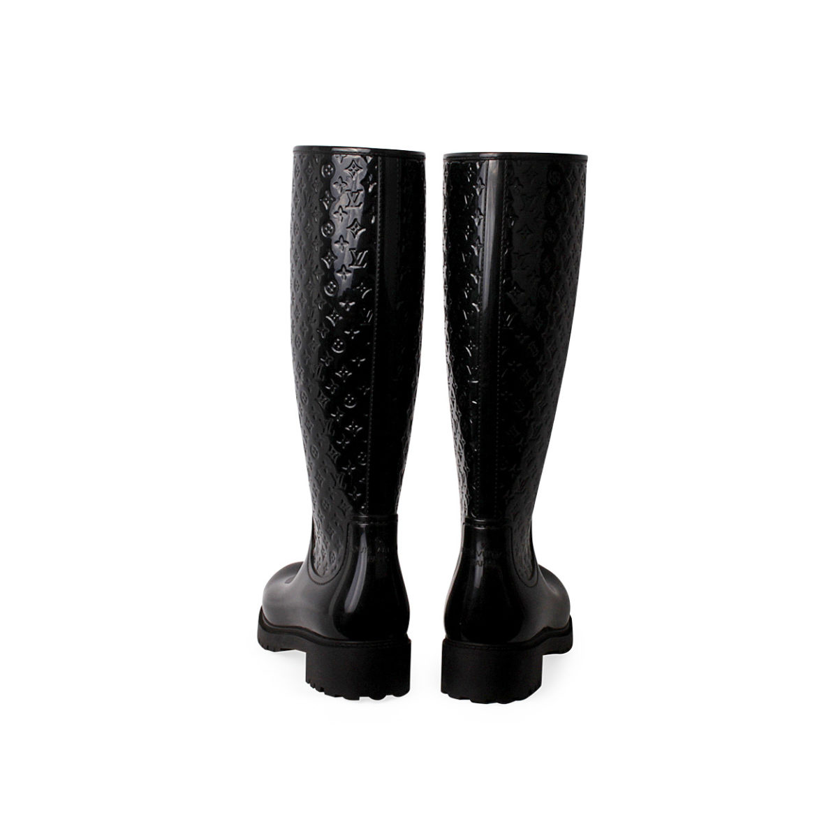 Boots Louis Vuitton Black size 37 EU in Rubber - 34663663