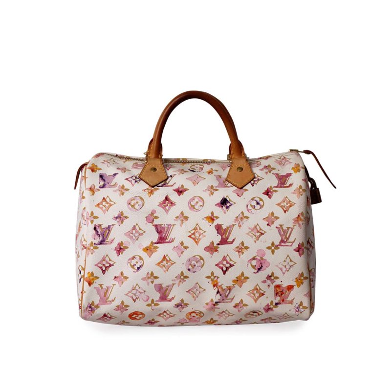 LOUIS VUITTON Richard Prince Watercolor Aquarelle Speedy 30 Luxity