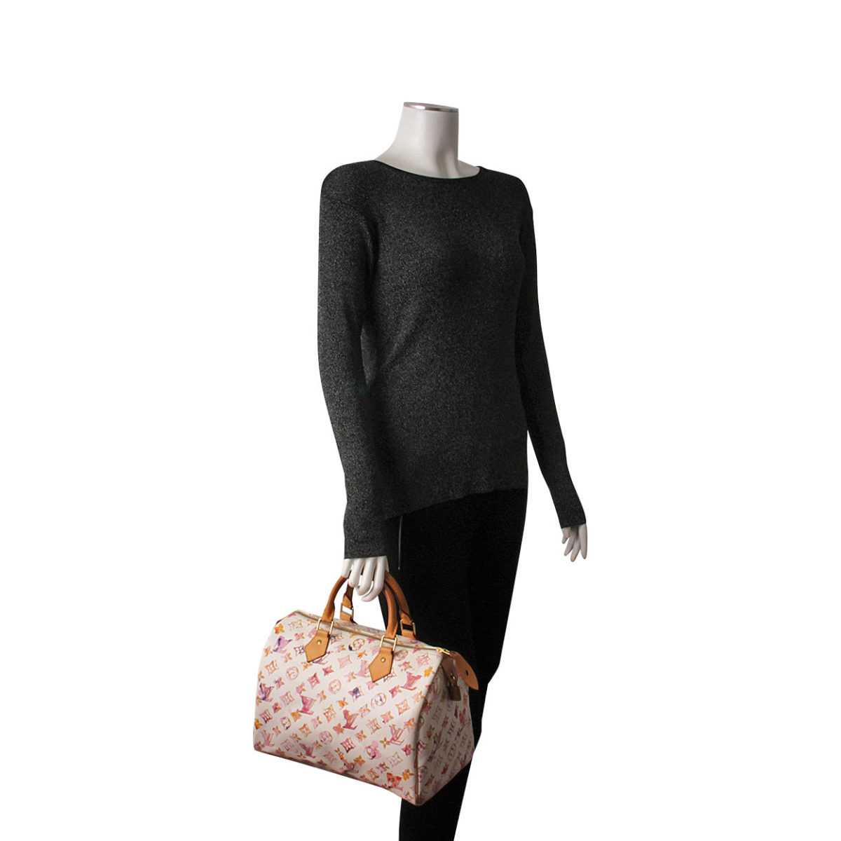 Louis Vuitton Richard Prince Speedy 35 Satchel Bag Multicolor
