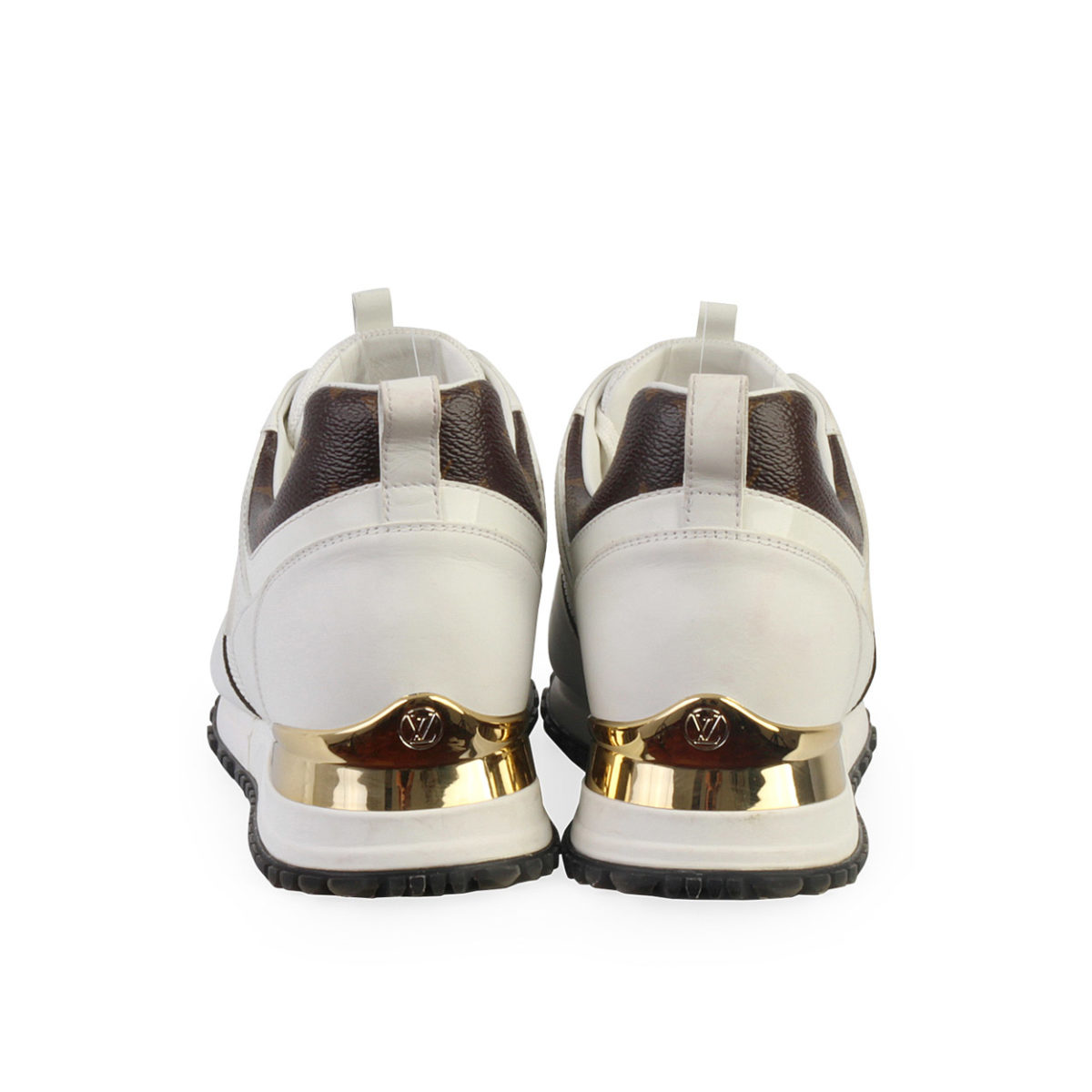 LOUIS VUITTON Leather Run Away Sneakers White - S: 40 (6.5) | Luxity
