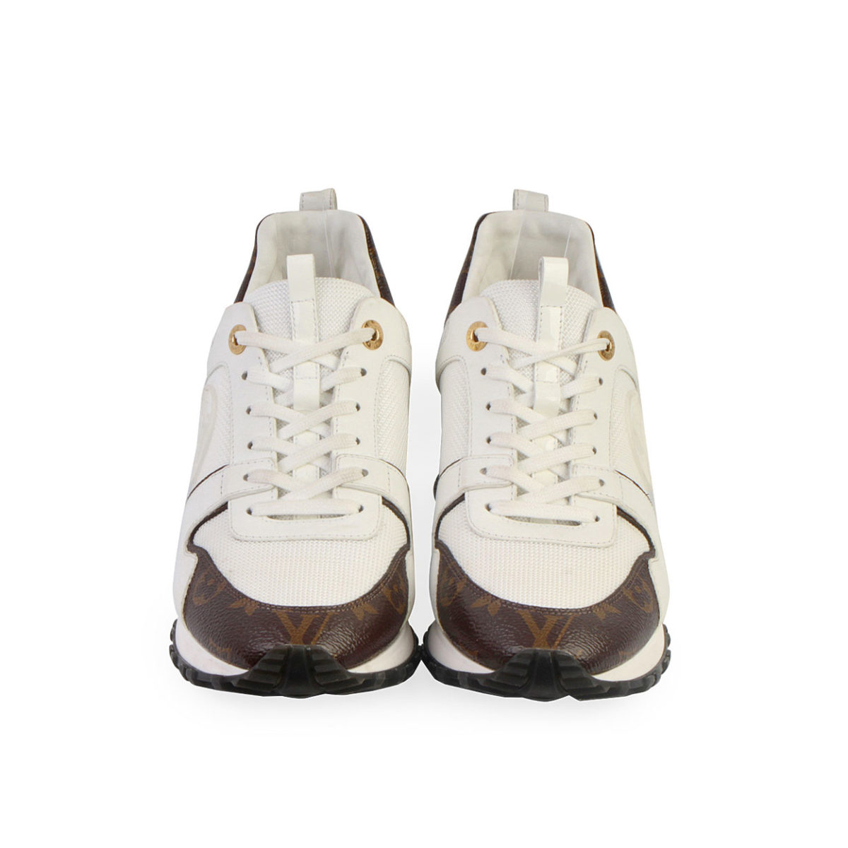 Replica Louis Vuitton Run Away Sneakers In Iridescent Monogram Textile