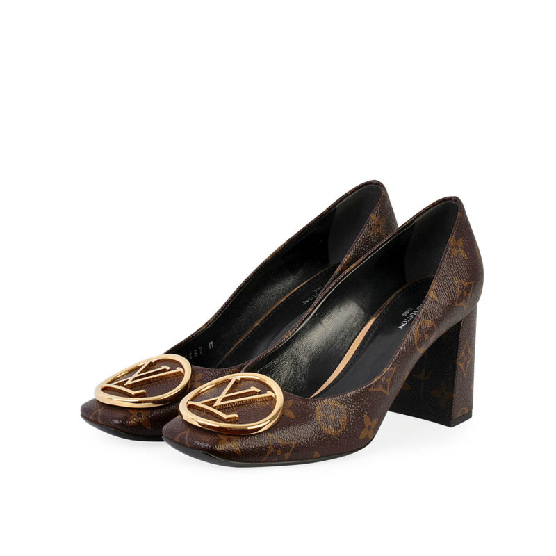 Louis Vuitton Madeleine Pump, Brown, 37