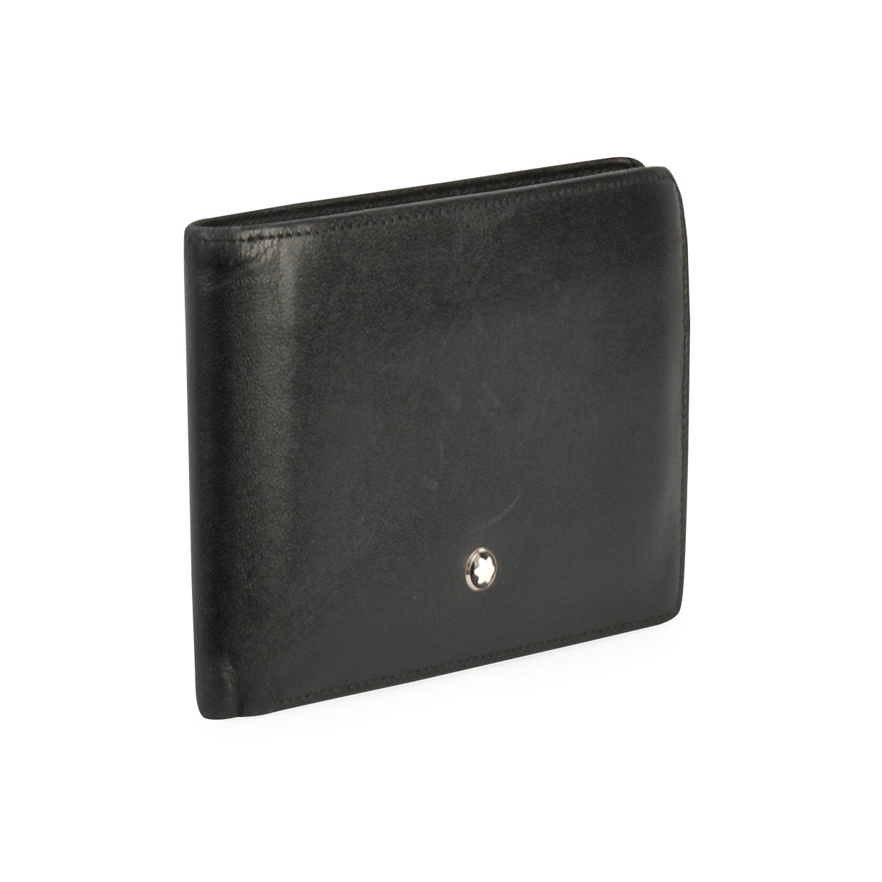 MONTBLANC Leather Meisterstuck Bifold Wallet Black | Luxity