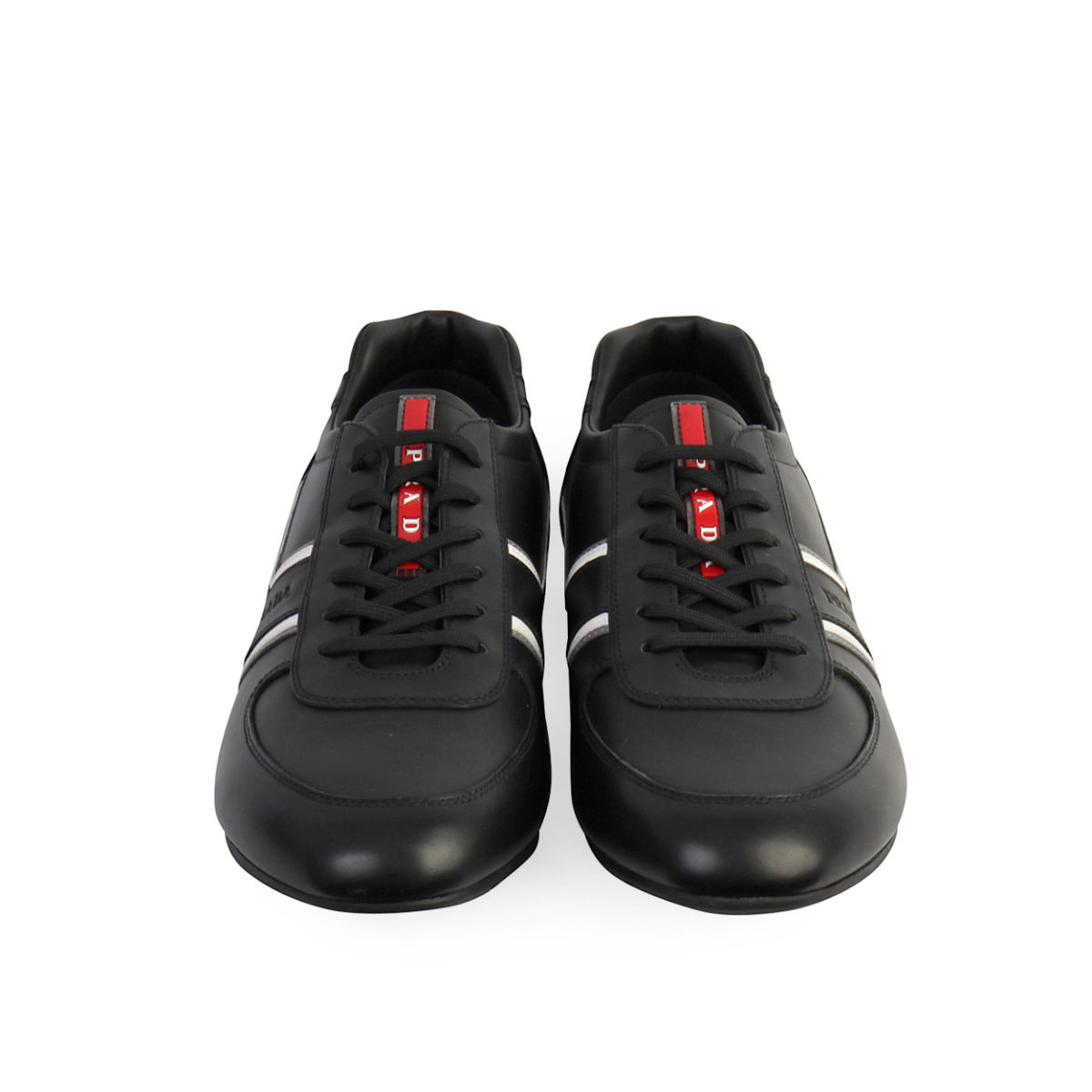 PRADA Leather Sneakers Black - S: 43 (9) - NEW | Luxity