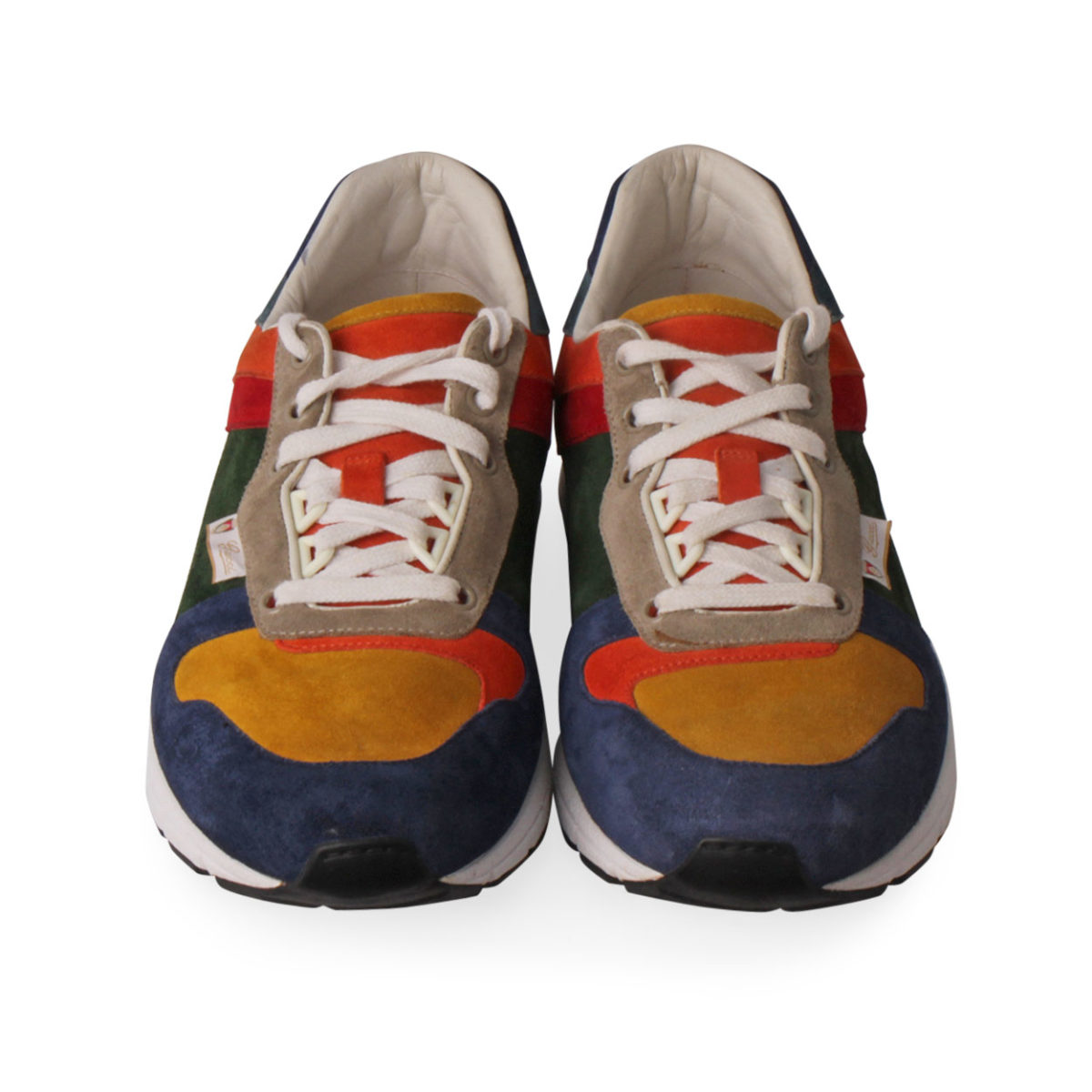 GUCCI Suede Running Sneakers Multicolor - S: 42 (8) | Luxity