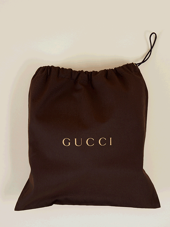 Brown Gucci Dust Bag