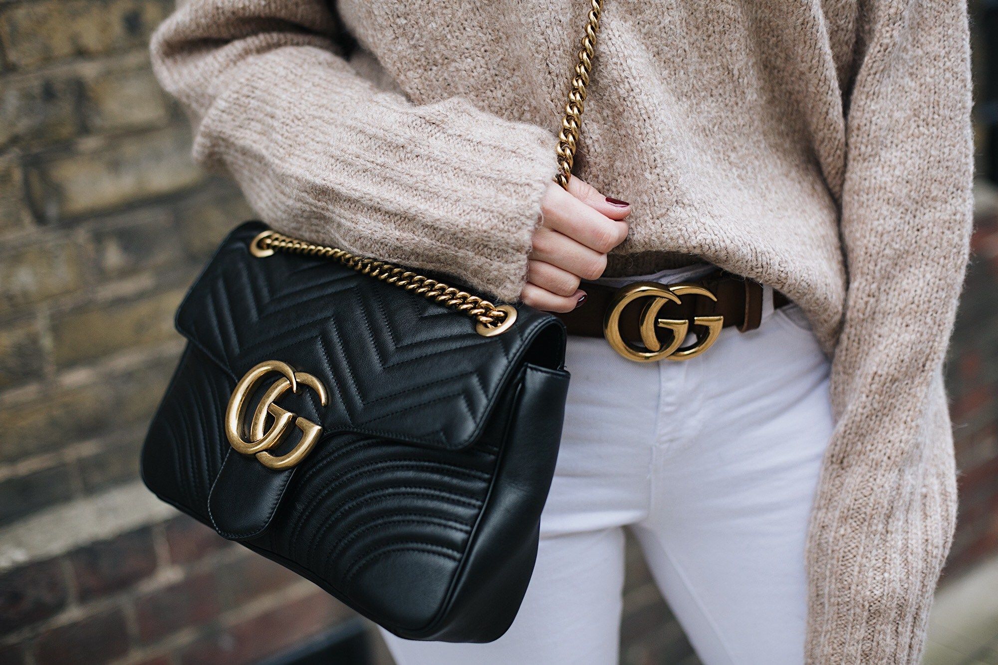 Buy GUCCI GG MARMONT BLACK COLOR MATELASSE SLING BAG (WITH BOX) - Online