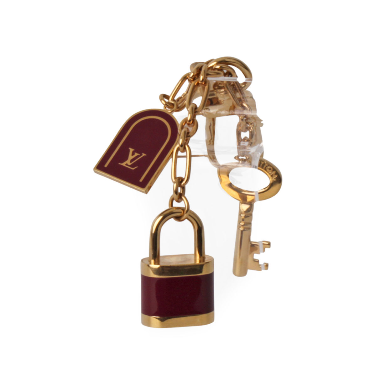 Lv Inlay Bag Charm & Key Holder Other