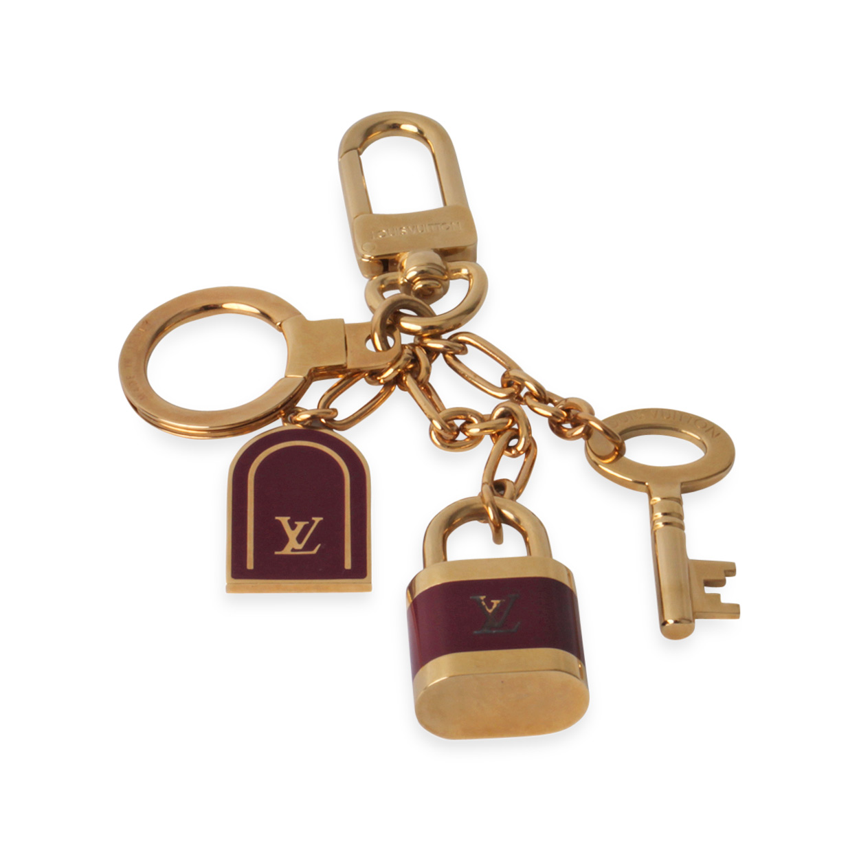 LOUIS VUITTON PTE Cles Cadenas Key Holder Violet 61927