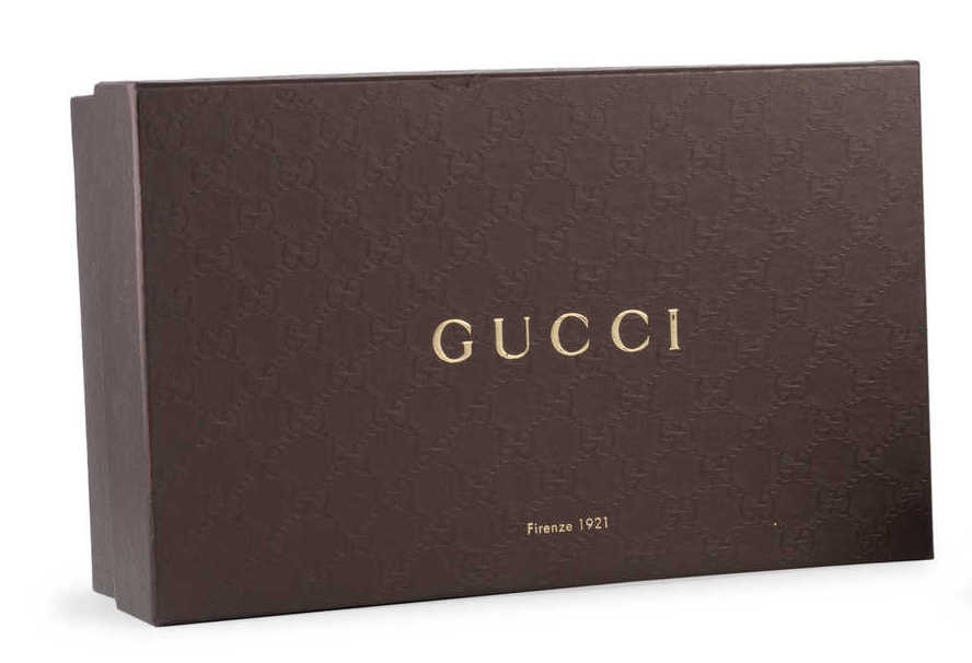 Brown Gucci Shoe Box
