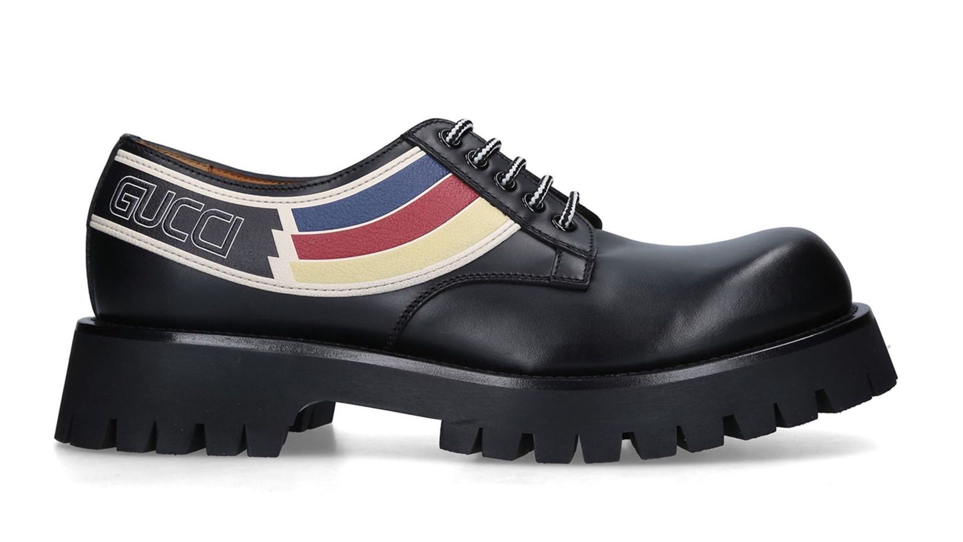 Gucci leather derby shoes