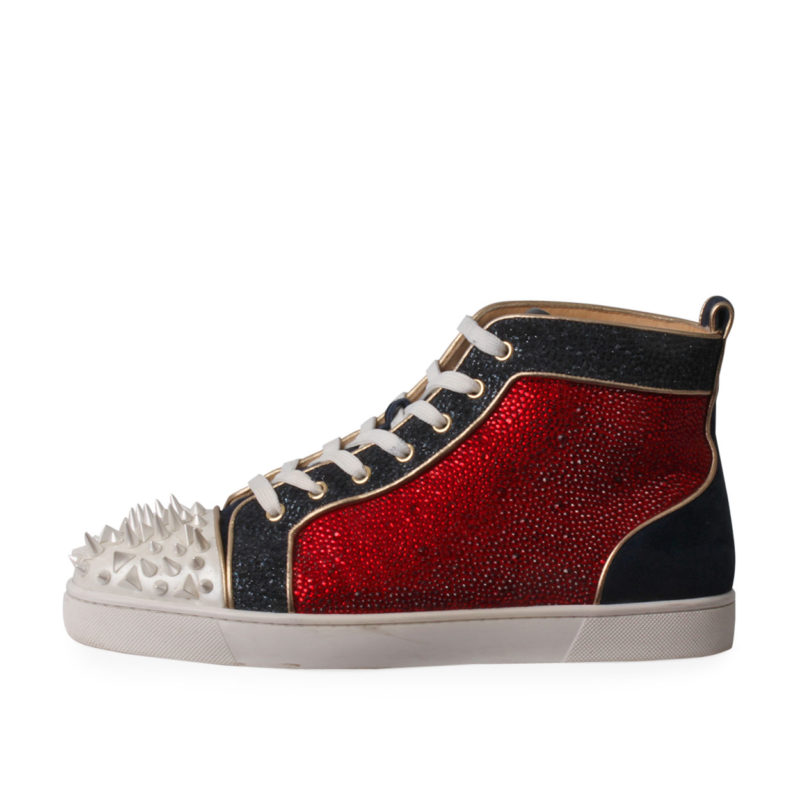 Glitter trainers Christian Louboutin Multicolour size 41.5 EU in Glitter -  13080574