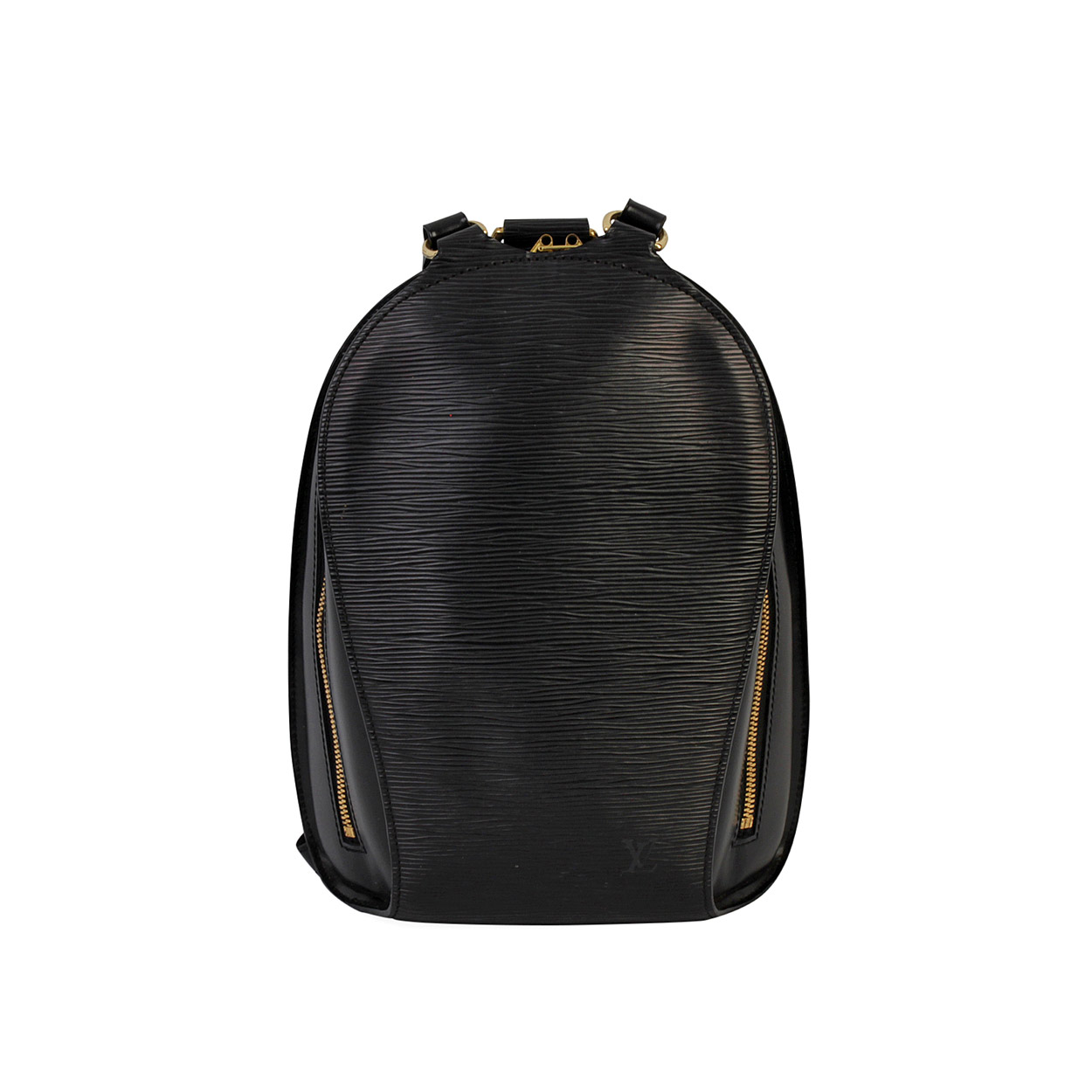 Louis Vuitton Womens Vintage Epi Leather Mabillon Backpack Black