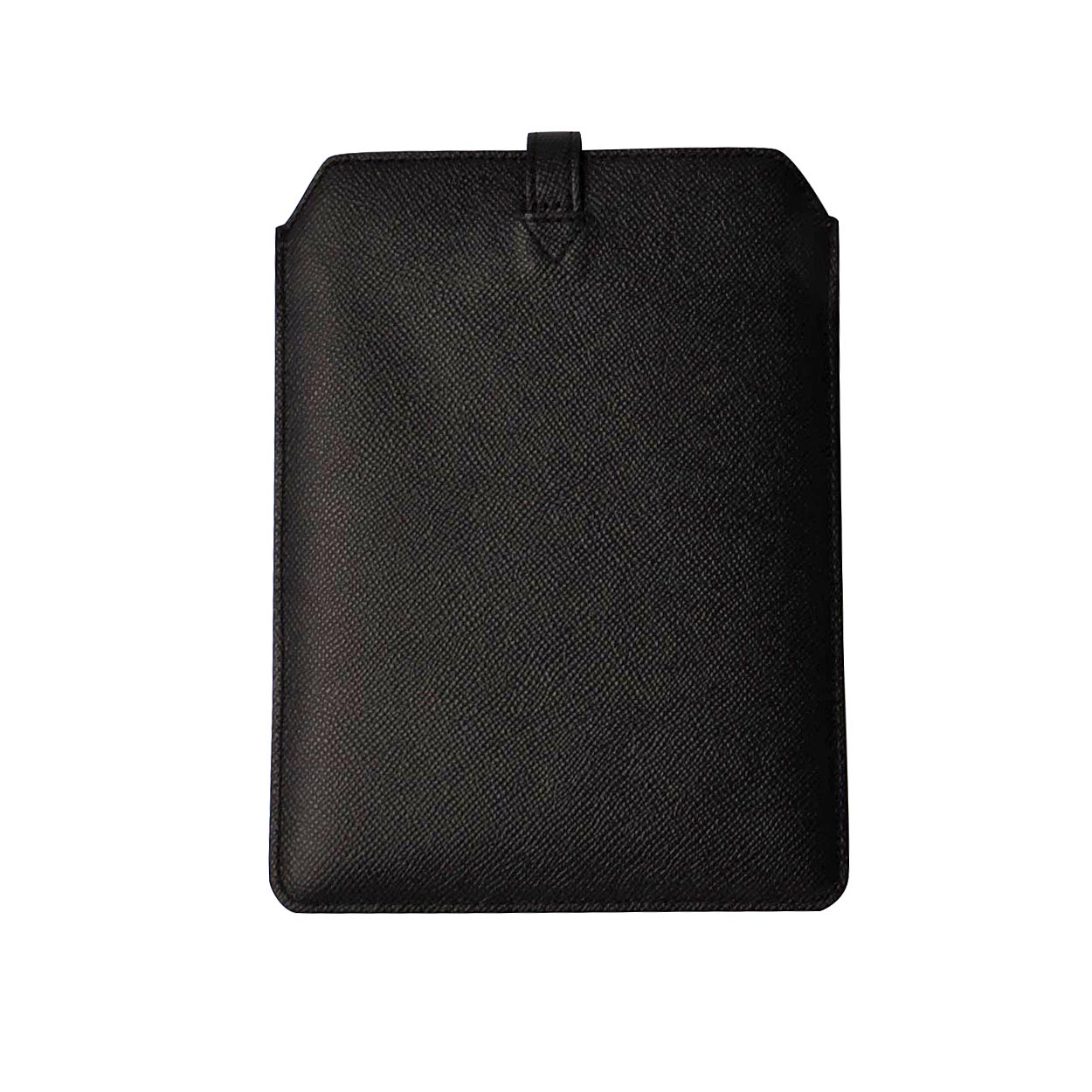 BURBERRY Pebbled Leather iPad Mini Case Black | Luxity