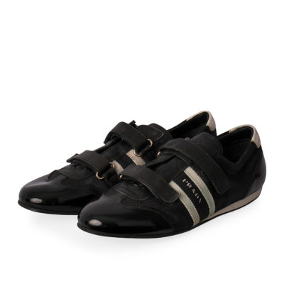 Product PRADA Patent Sport Velcro Sneakers Black - S: 41 (7.5)