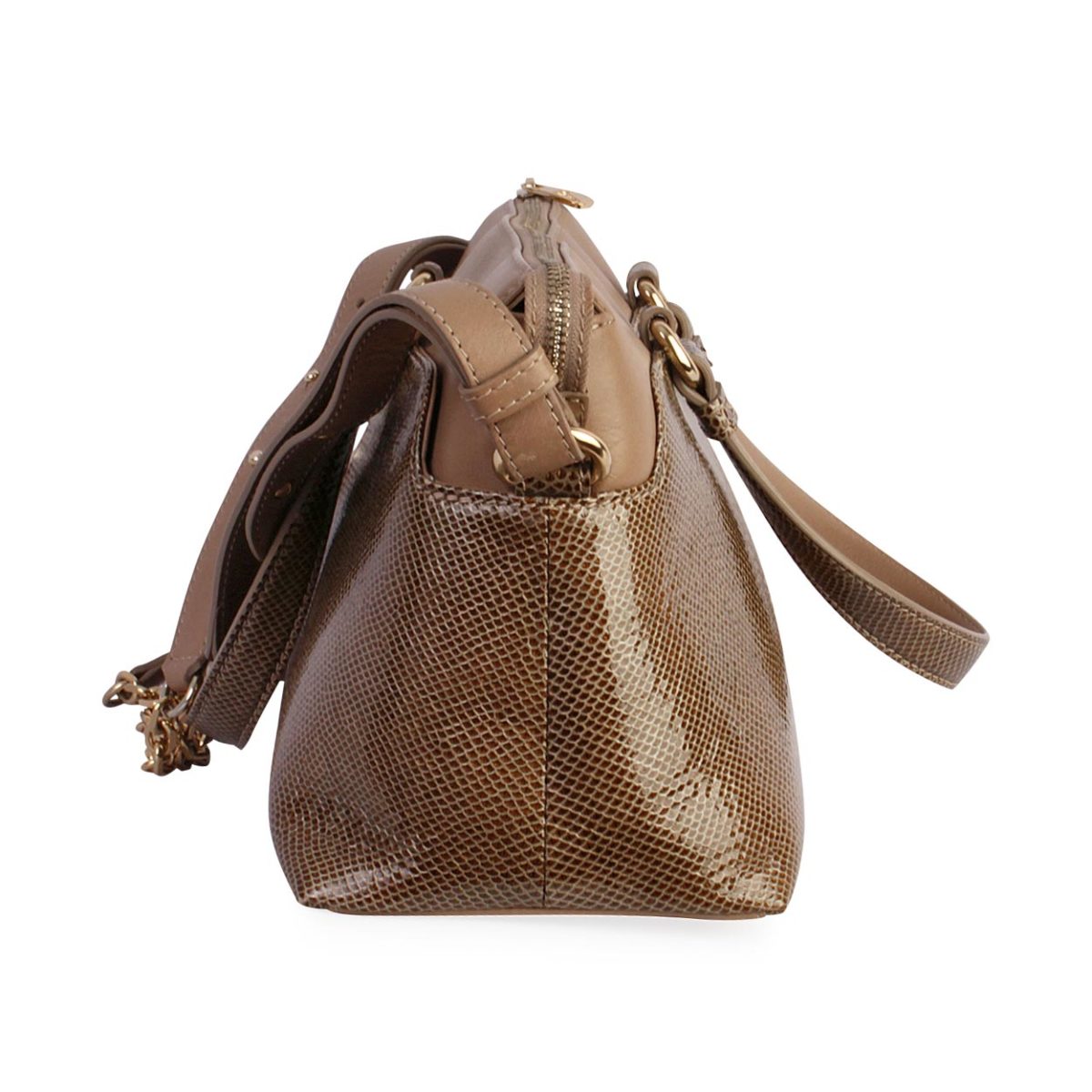 VERSACE Collection Shoulder Bag Light Brown | Luxity
