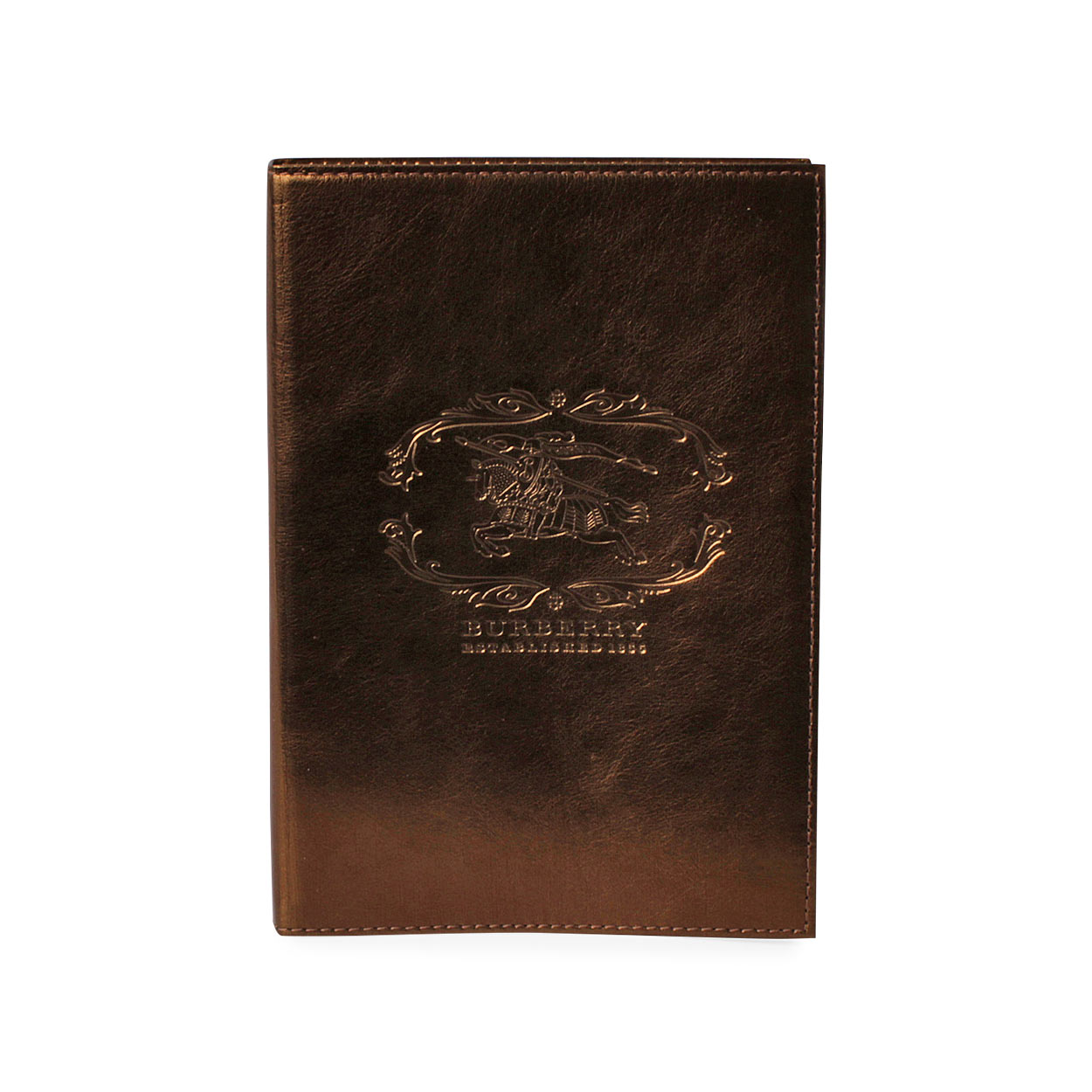 BURBERRY Notebook Metallic Bronze | Luxity