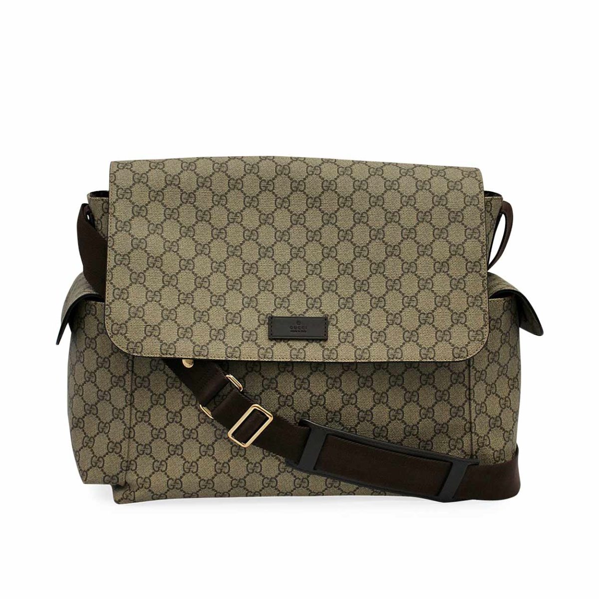 gucci supreme diaper bag