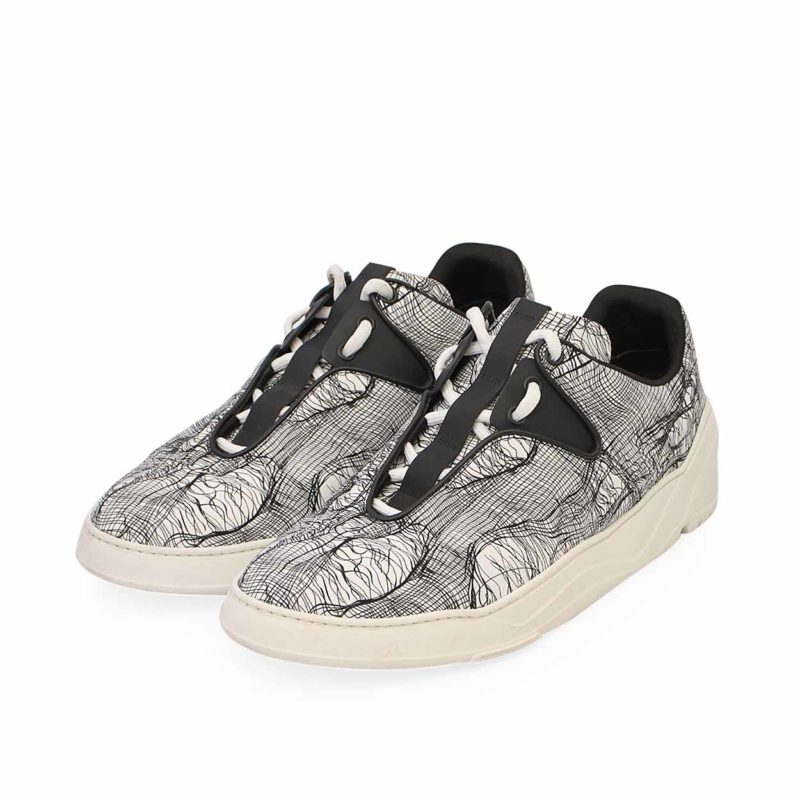 CHRISTIAN DIOR Canvas Sneakers White/Black - S: 43 (9) | Luxity