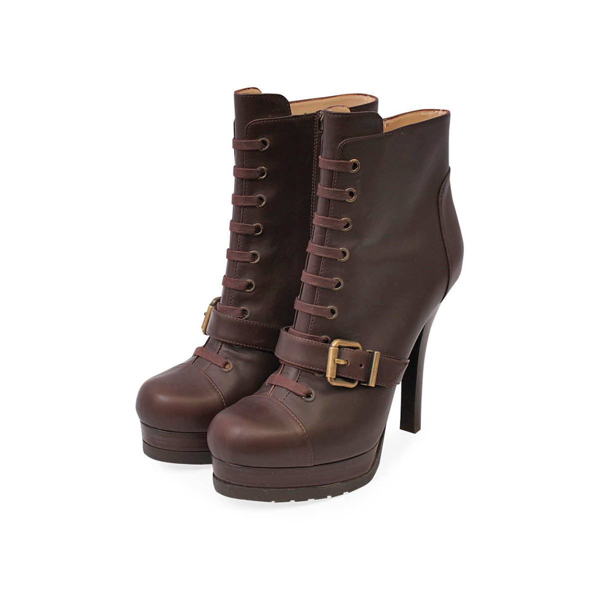 fendi boots brown