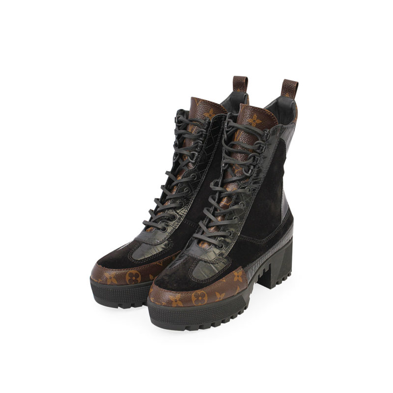 Laureate Platform Desert Boots Black – S: 38.5 (5.5)