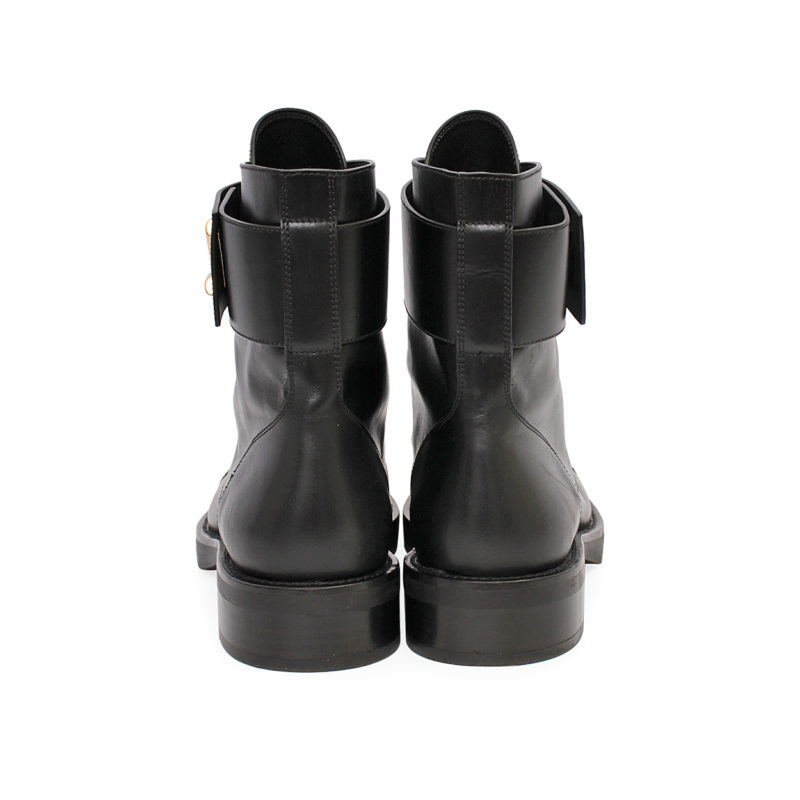 LOUIS VUITTON Leather Wonderland Ranger Twist Boots Black – S: 38 (5)