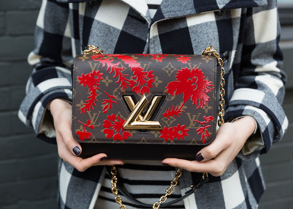 Louis Vuitton red bag