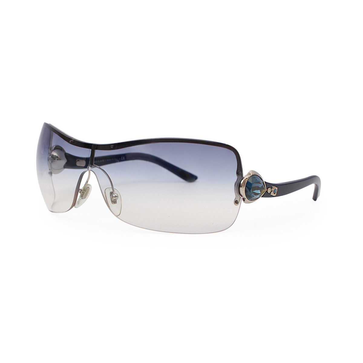 Bvlgari Crystal Sunglasses 6050 B Blue Luxity