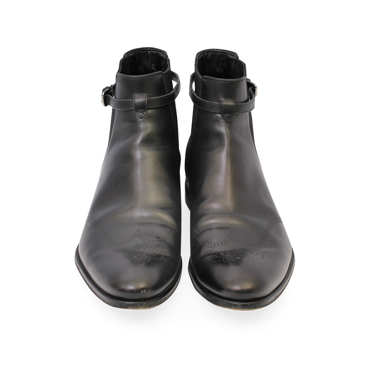 LOUIS VUITTON Leather Chelsea Boots Black - S: 44 (9.5) | Luxity