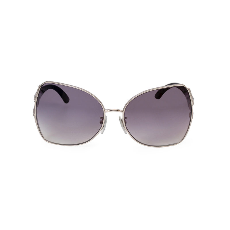 BVLGARI Sunglasses 6049 B Black/Silver | Luxity