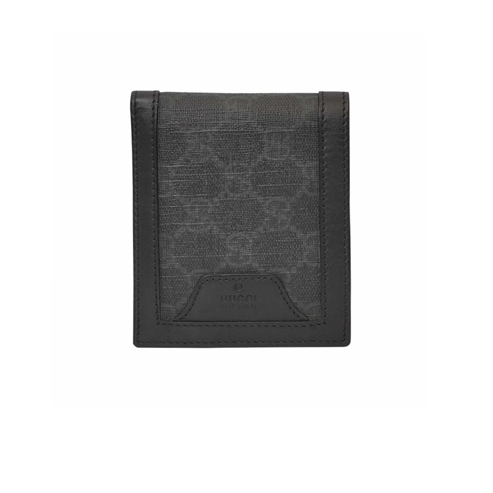 GUCCI GG Supreme Bifold Wallet Black | Luxity