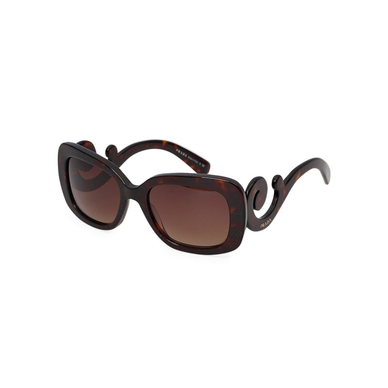 PRADA Baroque Sunglasses SPR27O Brown | Luxity