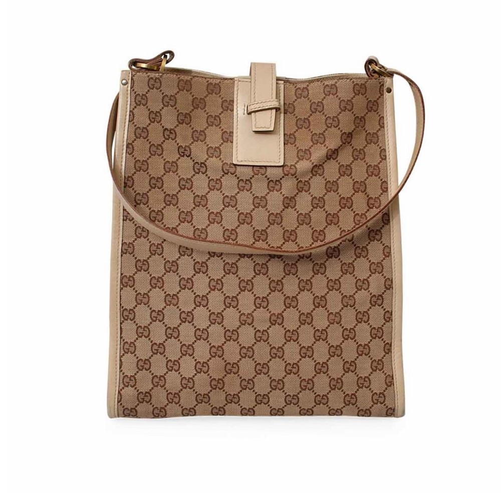 GUCCI Vintage GG Tote Beige | Luxity