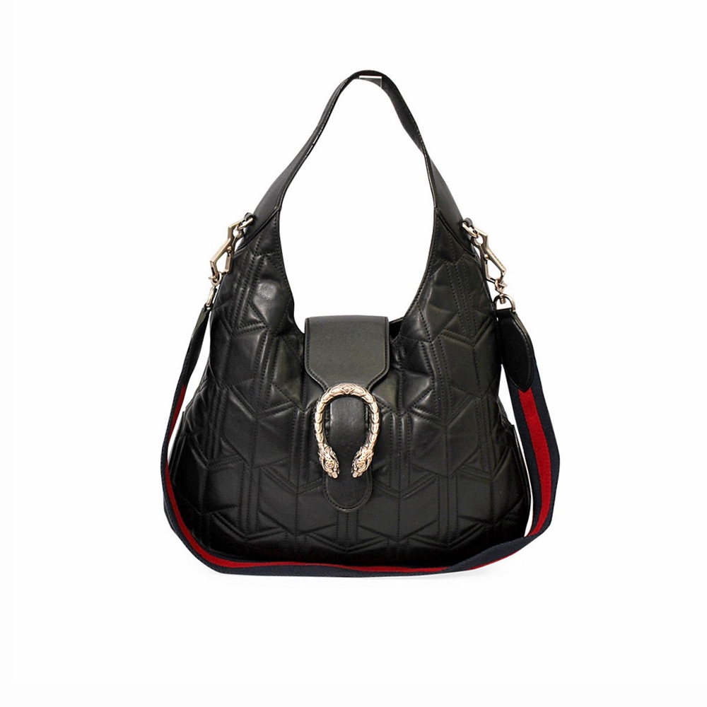 GUCCI Quilted Leather Dionysus Hobo 