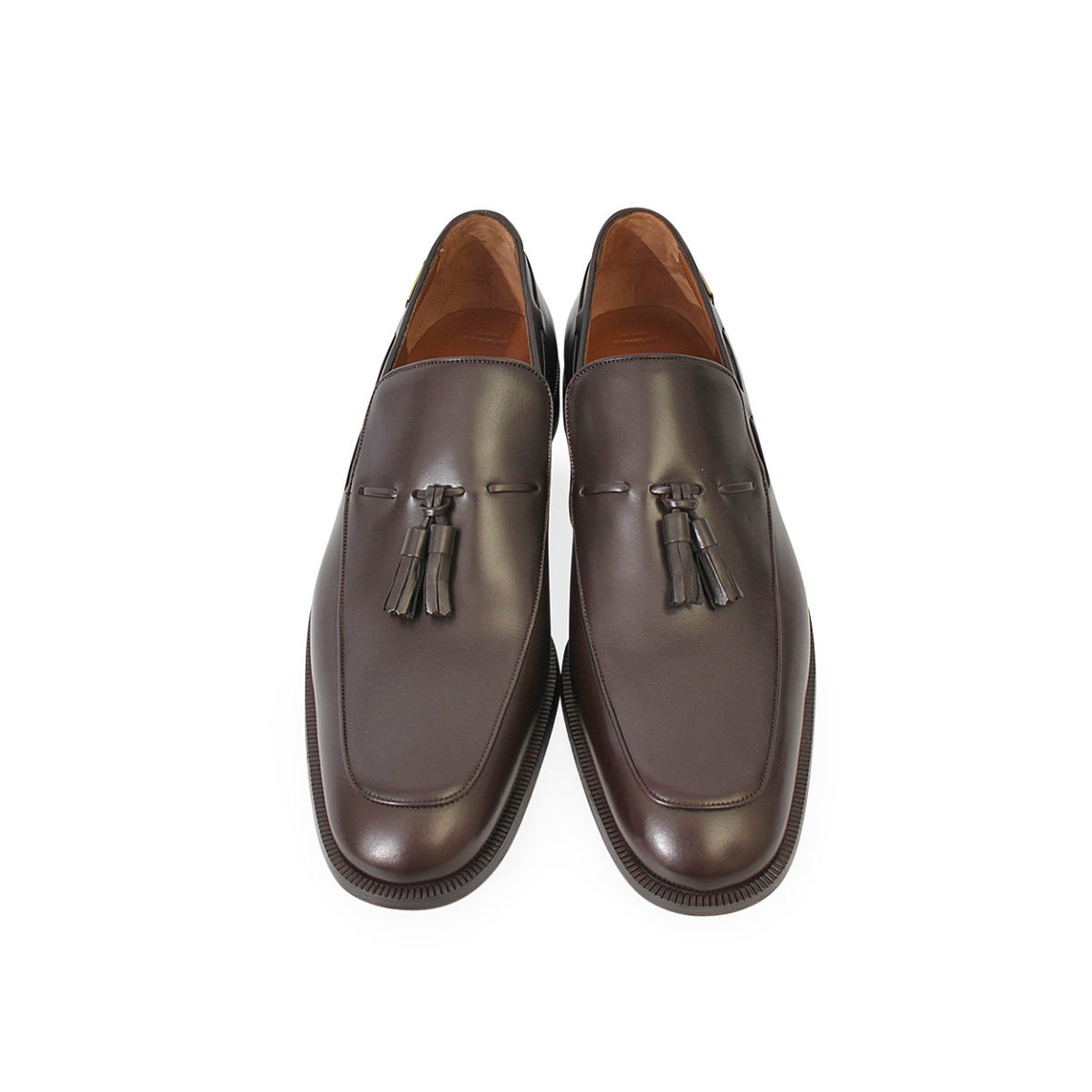 BALLY Leather Tassel Penny Loafers Brown - S: 42 (8) - NEW | Luxity