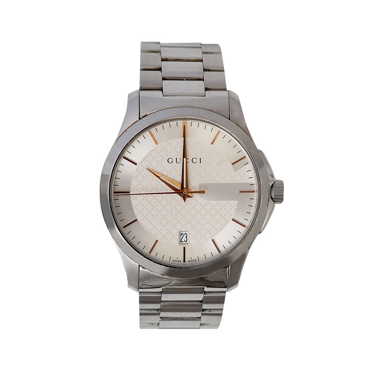 GUCCI G Timeless Silver Face Watch | Luxity