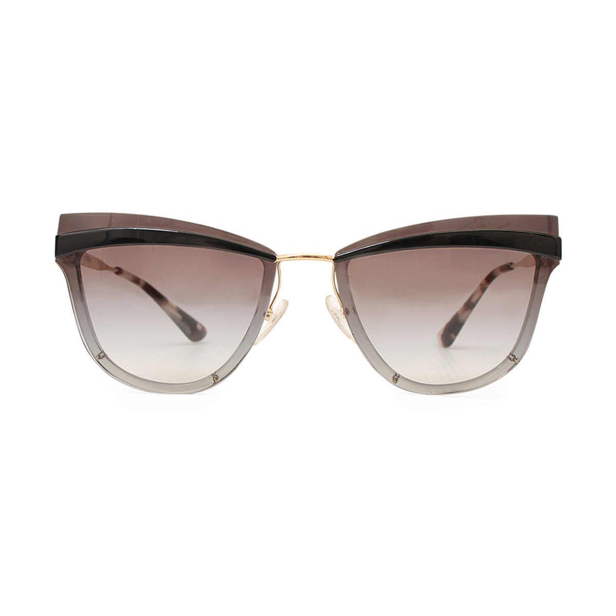 PRADA Cat Eye Sunglasses SPR12U Grey | Luxity
