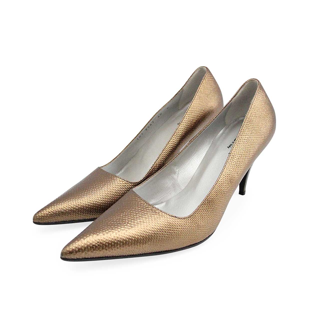 GUCCI Python Embossed Pumps Bronze - S: 40 (6.5) | Luxity