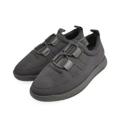 Product HERMES Mesh Technical Canvas Team Sneakers Black - S: 39 (6)