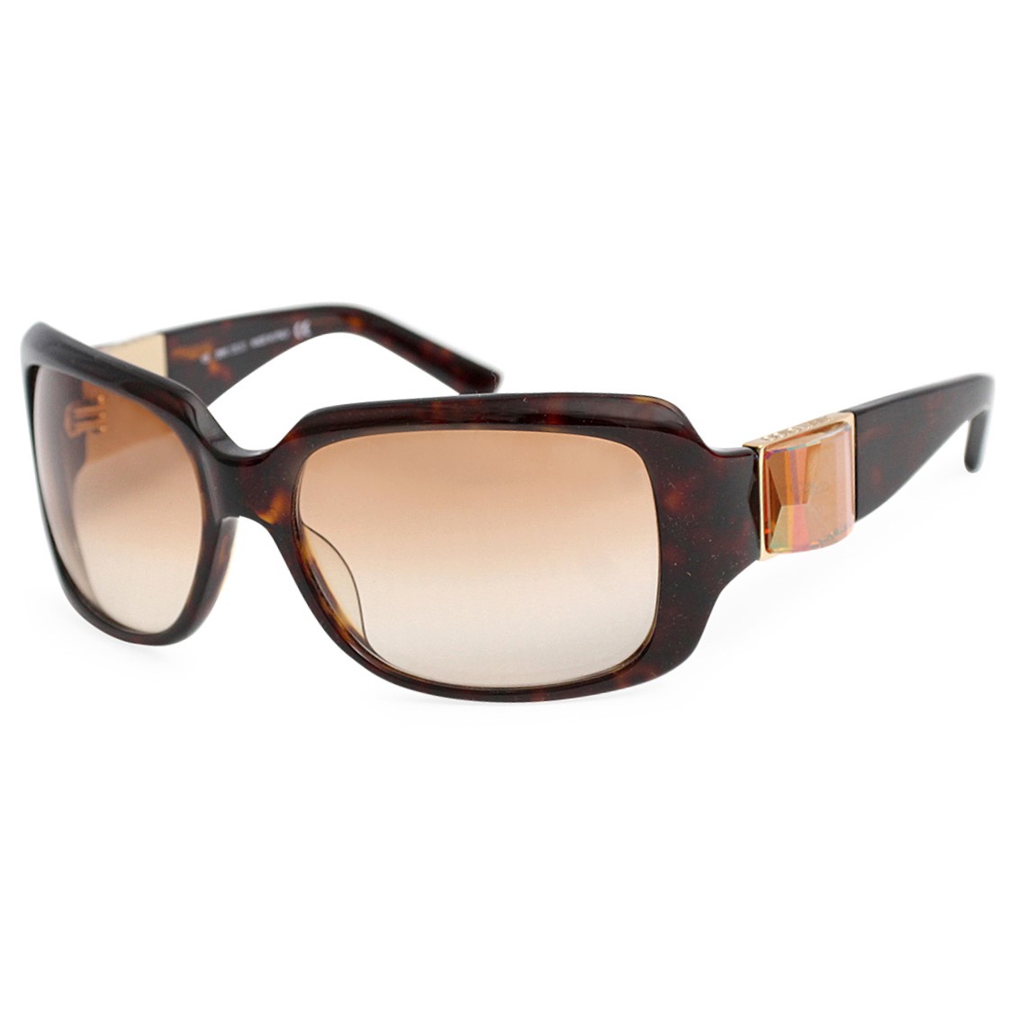 JIMMY CHOO Crystal Sunglasses 120 Rock/S Brown | Luxity