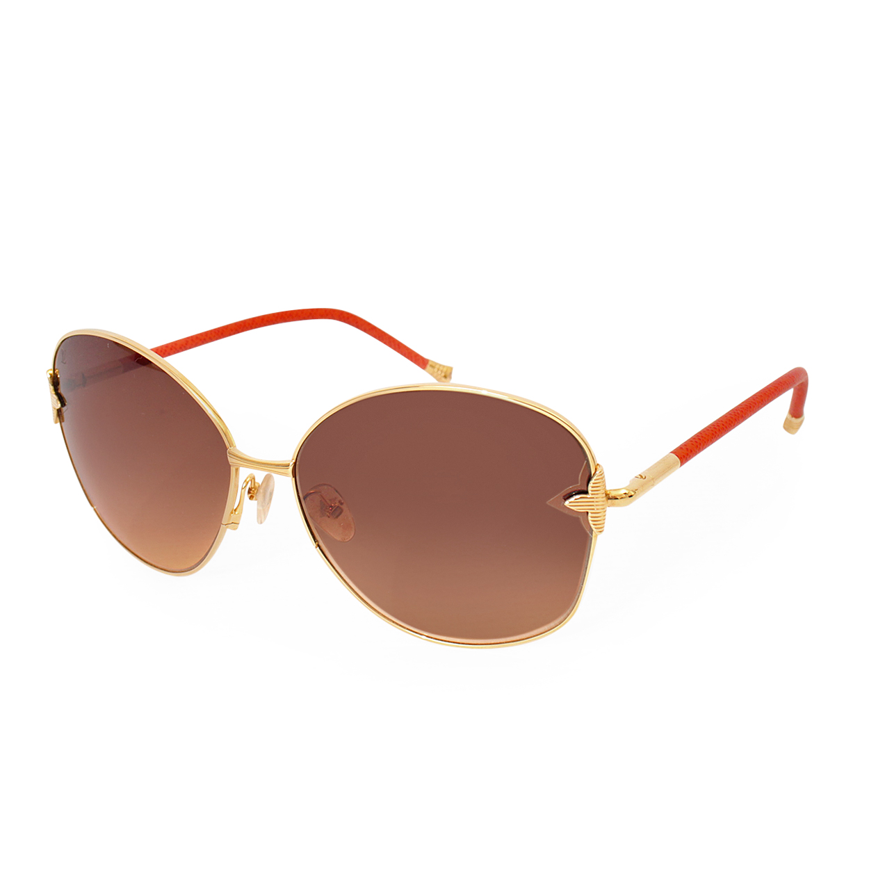 LOUIS VUITTON Sunglasses Z0467U Gold/Orange | Luxity