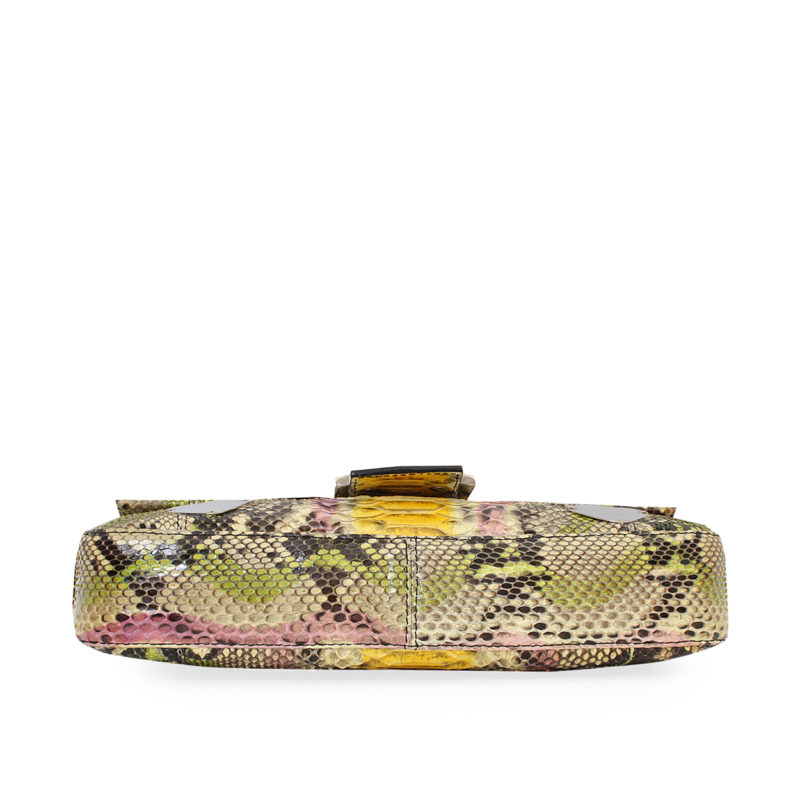 Baguette python handbag Fendi Pink in Python - 33887950