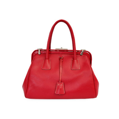 Product PRADA Leather Doctor Frame Bag Red