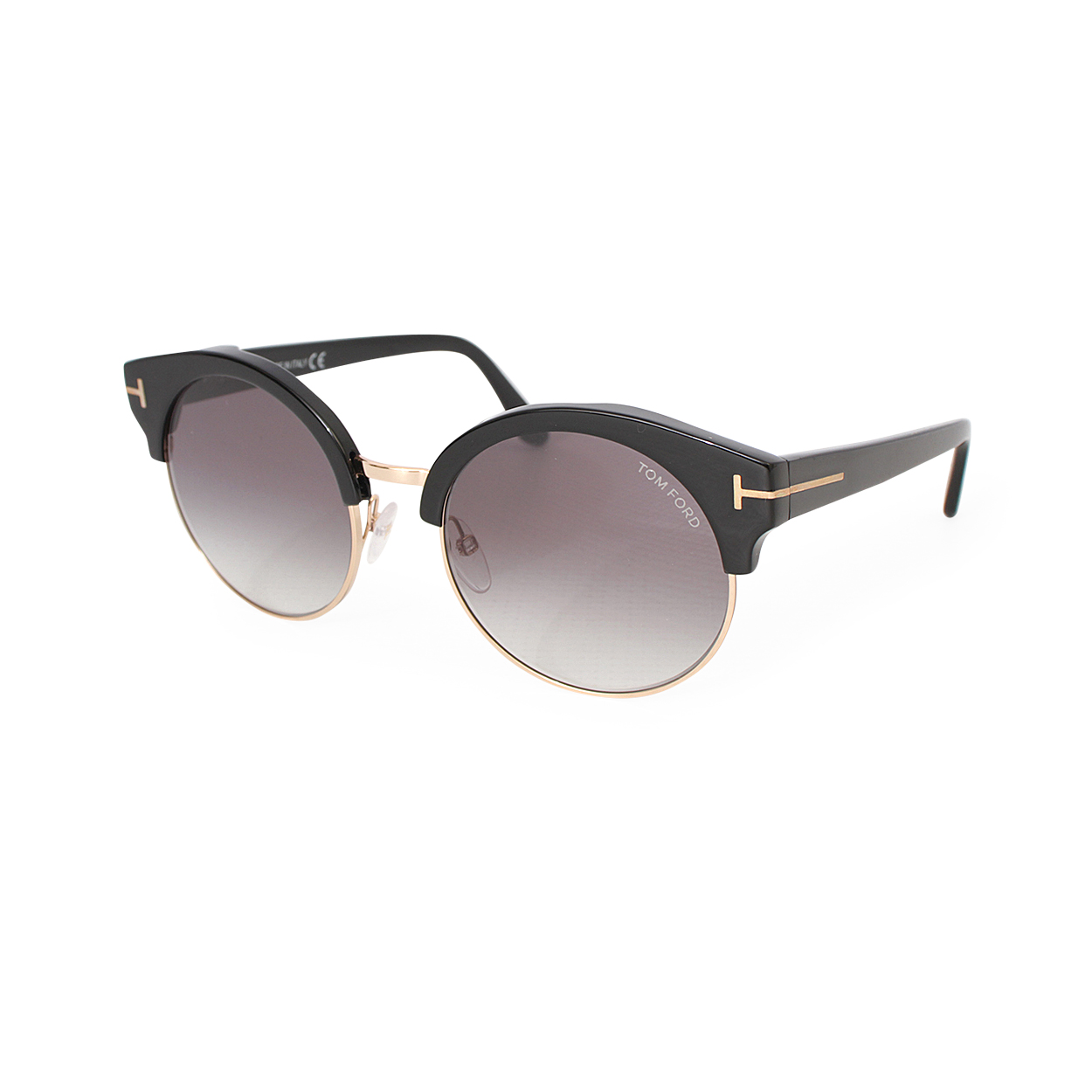 TOM FORD Alissa-02 Sunglasses TF608 Black/Gold - NEW | Luxity