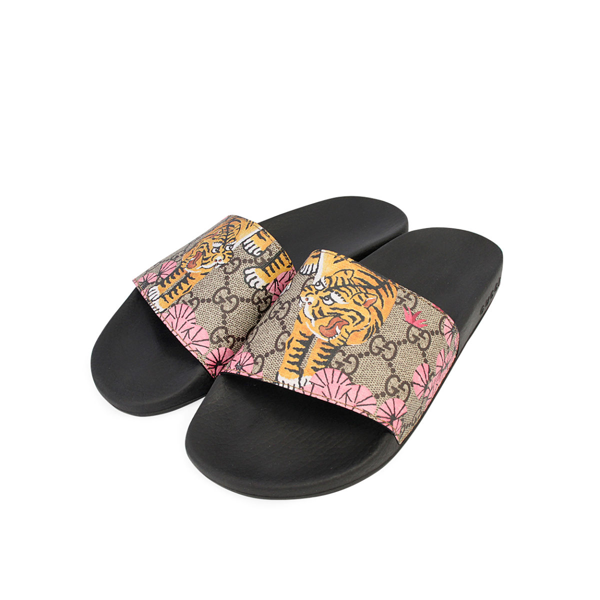 GUCCI GG Supreme Bengal Slide Sandals Multicolour - S: 38 (5) | Luxity