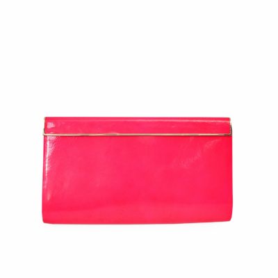 Product JIMMY CHOO Patent Cayla Clutch Pink