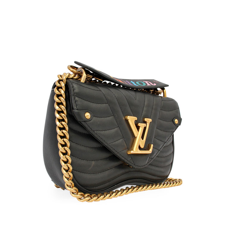 New wave leather handbag Louis Vuitton Black in Leather - 33034875