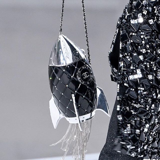 Massive Chanel bag in hula hoops wows on runway at Paris Fashion Week